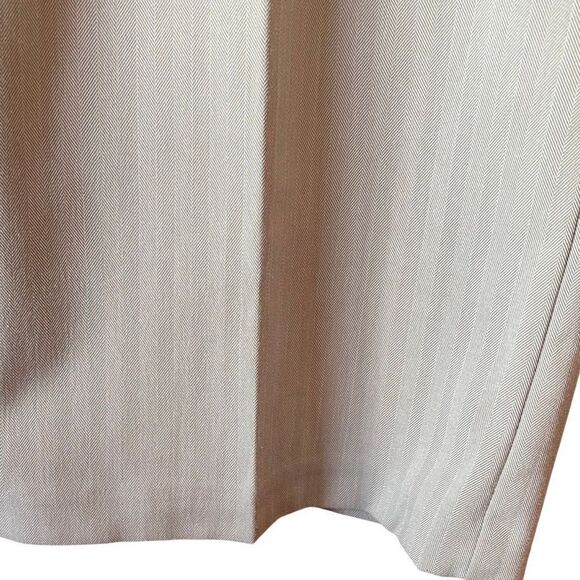 Alfani Gray Herringbone Dress Pants Size 12 Classic Fit Work Trousers - Picture 9 of 12